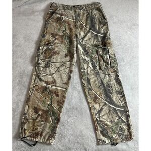 Realtree Camo Cargo‎ Pants Straight Leg 32-34 M Hunting Outdoor Camping Gorpcore